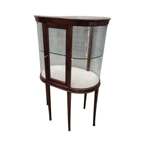 Vitrinekast - Gebeitst hout - Vitrine, mahonie, Antiek en Kunst, Antiek | Overige Antiek