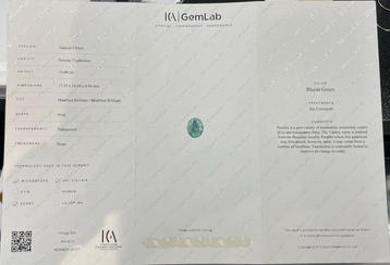 1 pcs Blauw, Groen Paraiba toermalijn - 15.66 ct - beschikbaar voor biedingen