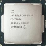 Desktop CPU Intel Core I7-7700K, Gebruikt, 4-core, Ophalen of Verzenden, 4 Ghz of meer