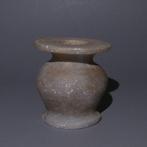 Oud-Egyptisch Anhydriet Mooie koolpot. Middenrijk, 11e - 12e
