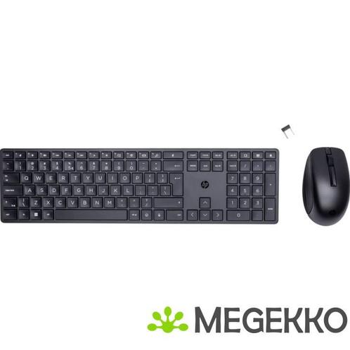 HP 650 draadloze toetsenbord- en muiscombinatie in zwart, Computers en Software, Desktop Pc's, Nieuw, Verzenden
