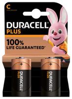 Duracell Batterij Plus Power C/LR14 blister 2, Audio, Tv en Foto, Accu's en Batterijen, Ophalen of Verzenden, Nieuw