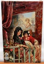 Spaanse school (XX) - Pareja de andaluzas (tras José Garcia, Antiek en Kunst