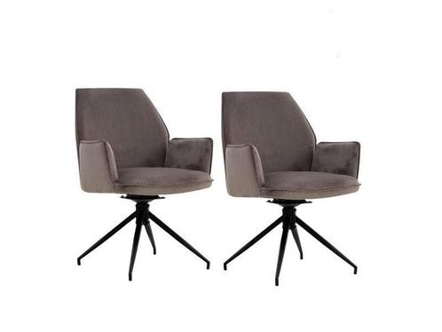 Collectables Set van 2 Eetkamerstoelen - Draaibaar - 57 x 63, Huis en Inrichting, Woonaccessoires | Overige, Nieuw, Verzenden