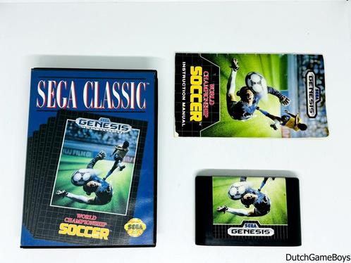 Sega Genesis - World Championship Soccer - Sega Classic, Spelcomputers en Games, Games | Sega, Gebruikt, Verzenden
