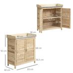 TRUUSK Tuinkast, Planttafel Met Onderkast, Hout, Gereedschap, Verzenden, Nieuw