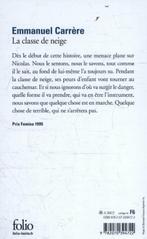 La classe de neige / Collection folio / 2908 9782070394722, Verzenden, Gelezen, Emmanuel Carrère