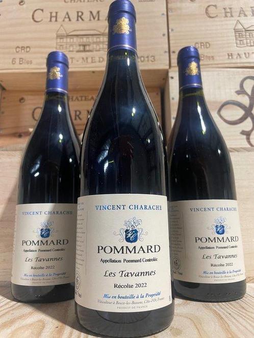 2022 Domaine Vincent Charache Les Tavannes - Pommard - 3, Verzamelen, Wijnen