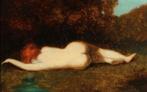 Jean-Jacques Henner (1829 –1905), Circle of - A nude Resting