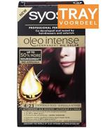 SYOSS OLEO INTENSE 4-23 BORDEAUX ROOD HAARVERF TRAY 3 X 1 .., Verzenden, Nieuw