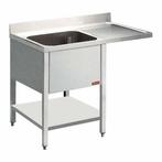Spoeltafel met 1 kuip en 1 druipvlak | Diamond | L1411VD-D, Verzenden