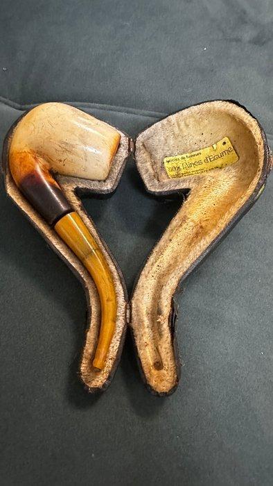 Zonder Minimumprijs - Meerschuim pijp - Amber, Verzamelen, Rookartikelen, Aanstekers en Luciferdoosjes