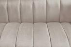 Sofa NOBLESSE 165cm 2-seater textured velvet champagne -, Huis en Inrichting, Banken | Bankstellen, Ophalen of Verzenden, Nieuw