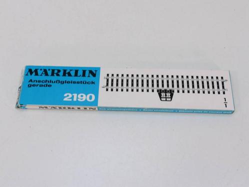 Schaal H0 Märklin 2190 recht aansluitrail K-rail #3091, Hobby en Vrije tijd, Modeltreinen | H0, Wisselstroom, Analoog, Gebruikt