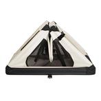 Vouwbare Hondentransportbox / Bench Lassie S - Beige - 34x50, Dieren en Toebehoren, Hondenbenches, Verzenden, Nieuw