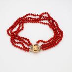 Halsketting - 14 karaat Geel goud, Sieraden, Tassen en Uiterlijk, Nieuw