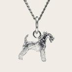 Zilveren Welsh terrier ketting hanger - klein, Verzenden, Nieuw