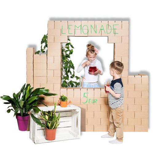 Gigi Bloks stevige blokken set G-1 - 100 stuks - XXL, Kinderen en Baby's, Speelgoed | Duplo en Lego, Nieuw, Verzenden