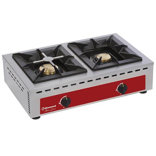 Tafelfornuis | 2 Branders | 7+5kW | 690x510x195(h)mm Diamond, Zakelijke goederen, Horeca | Keukenapparatuur, Nieuw in verpakking