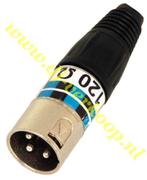 IBIZA Sound XLR-EOL - 120ohm XLR DMX terminator plug (per, Nieuw, Ophalen of Verzenden