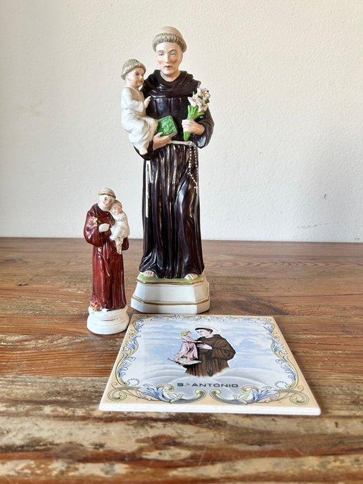 sculptuur, Heilige Antonius van Padua - 30 cm - Porselein, Antiek en Kunst, Antiek | Boeken en Bijbels