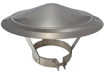 Regenkap  RVS voor 170 -175 mm rookkanaal beschikbaar voor biedingen