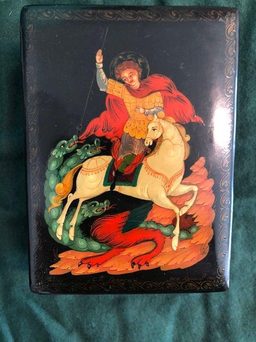 Doos - Hout - Russische doos San Giorgio, Antiek en Kunst, Curiosa en Brocante
