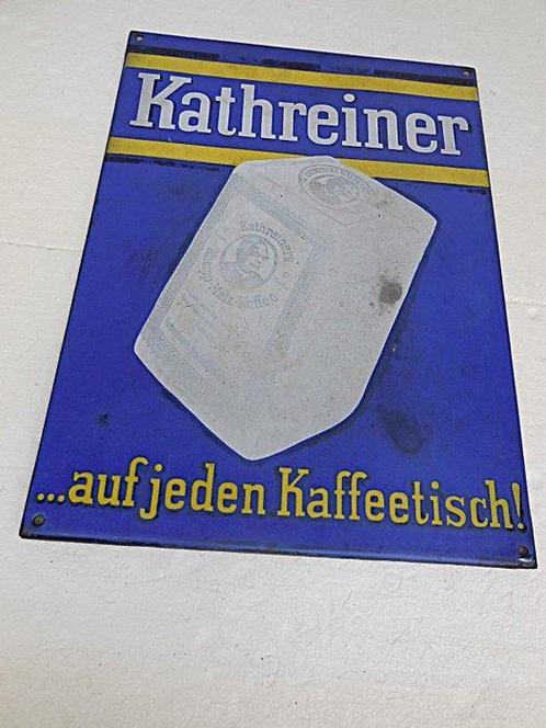 Kathreiner - *Kathreiner* - Reclamebord - Emaille, Antiek en Kunst, Antiek | Wandborden en Tegels