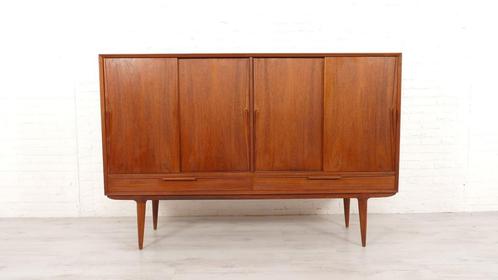 Vintage kast | Deens design | Schuifdeuren | Gunni Omann |, Huis en Inrichting, Kasten | Wandmeubels, Ophalen of Verzenden