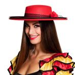 Hoed Senorita Rood 39cm, Verzenden, Nieuw