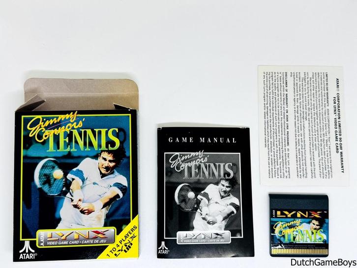 Atari Lynx - Jimmy Connors Tennis, Spelcomputers en Games, Games | Atari, Gebruikt, Verzenden
