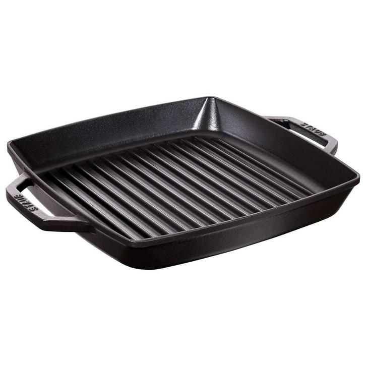 GGM Gastro | STAUB | GRILL PANS - Grillpan - 280x280mm - |, Huis en Inrichting, Keuken | Potten en Pannen, Verzenden