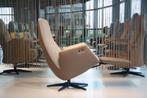 Gealux design relax fauteuil Arc 8008 stof/leer 1motor+accu, Nieuw, Ophalen of Verzenden, Leer, Design made in Holland