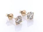 Oorbellen - 14 karaat Geel goud - 2.01ct. tw. Diamant, Nieuw