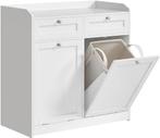 Vasagle badkamerkast met wasmand - Opbergkast gang /, Huis en Inrichting, Kasten | Ladekasten, Verzenden, Nieuw