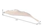 Handgemaakte decoratieve kom ABSTRACT LEAF 65cm goud, Huis en Inrichting, Woonaccessoires | Vazen, Ophalen of Verzenden, Nieuw