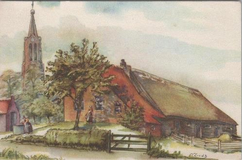 KLOETINGE - Achterkant van een Zeeuwse boerderij. Links d..., Verzamelen, Ansichtkaarten | Nederland, Verzenden