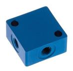 Dubbele Nippel G1/8 PVDF 10bar FDA 14mm Hex, Verzenden, Nieuw