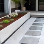 Stalen plantenbak 100x40x40 met bodem, 100 cm of meer, Nieuw, Ophalen of Verzenden, Metaal