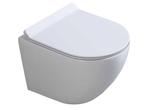 Veiling - Hangend rimless toilet, glans wit, Nieuw