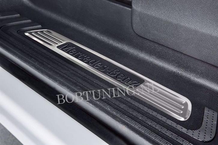 Rvs instaplijsten Mercedes vito / v-class w 447 2014-, Auto-onderdelen, Carrosserie en Plaatwerk, Nieuw, Ophalen of Verzenden