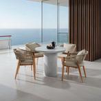 Ronde tuintafel Talmi, voor binnen & buiten, 86,5x75,5cm - b, Verzenden, Nieuw