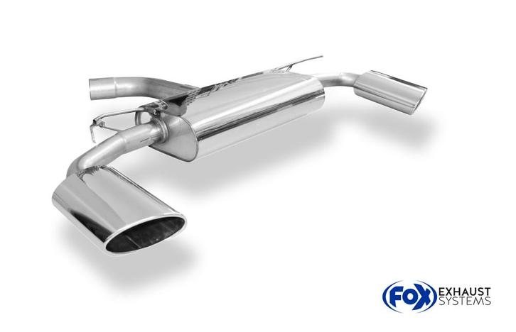 FOX Audi A3 - 8V sedan met S-Line of S3 bumper einddemper, Auto-onderdelen, Uitlaatsystemen, Nieuw, Verzenden