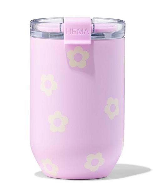 HEMA Reisbeker 350ml bloem korting, Huis en Inrichting, Keuken | Servies, Nieuw, Verzenden