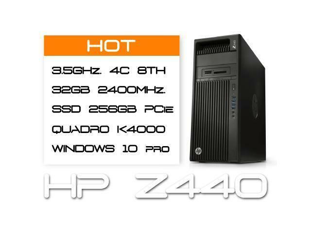 HP Z440 E5-1620v4 3,5GHz 4C 8T / 32GB / SSD 256GB / K4000, Computers en Software, Desktop Pc's, Zo goed als nieuw, 3 tot 4 Ghz
