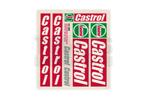 Stickerset Castrol rood 6-delig, Fietsen en Brommers, Ophalen of Verzenden, Nieuw