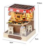 Miniatuurhuisje bouwpakket Uitvoering Revolving Food House, Nieuw