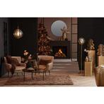 Medina vloerlamp Ø30x160 cm - glas amber+goud - OUTLET B, Ophalen of Verzenden, Nieuw