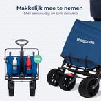 2dekans | LifeGoods Bolderkar - Opvouwbaar - Tot 120KG - 90L, Ophalen of Verzenden, Zo goed als nieuw