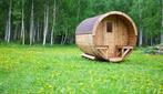 Buiten Sauna - Yukon Cedar Barrelsauna 240, Nieuw, Complete sauna, Verzenden, Fins of Traditioneel